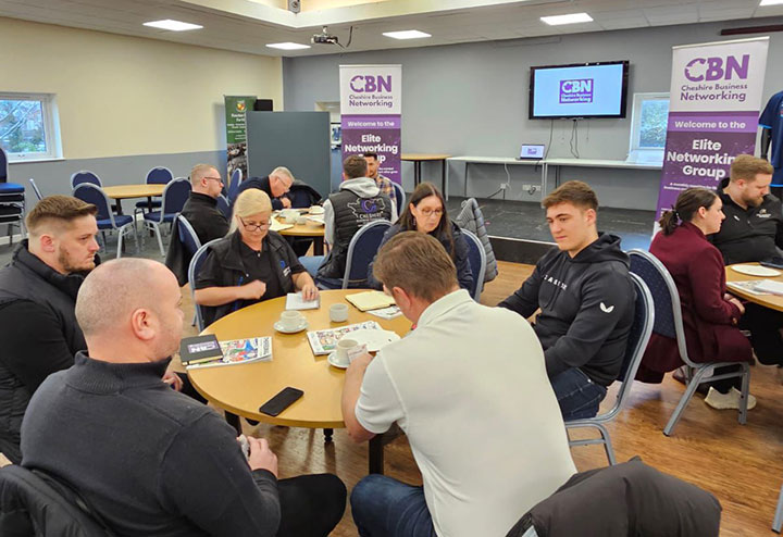 Cheshire Business Networking showing one of our Crewe monthly meetings which are held on the second Monday of every month between 10am and 12pm