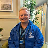 Dan Harrison from St Luke's Cheshire Hospice